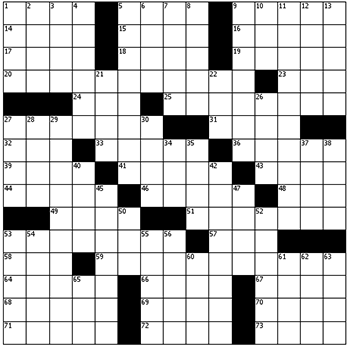 printable crossword puzzles january 2018