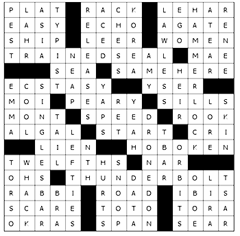 printable crossword puzzles january 2018