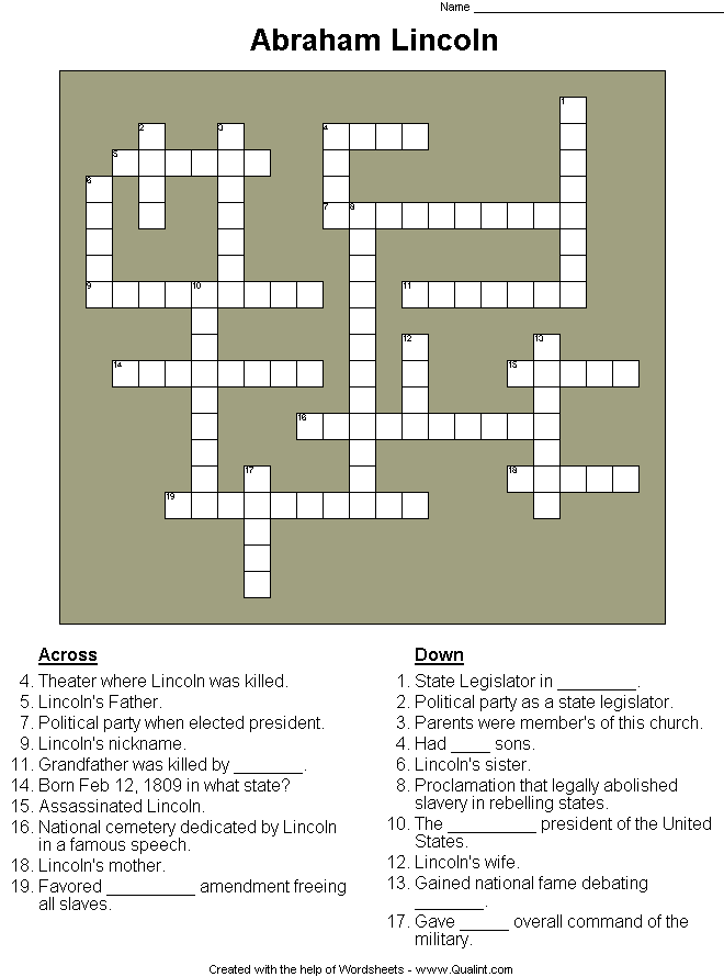 Word Puzzles Printables, Worksheets, Pages to Print | A to Z ...