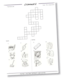 Free Phonics Crossword Puzzles: crossword generator with images or ...