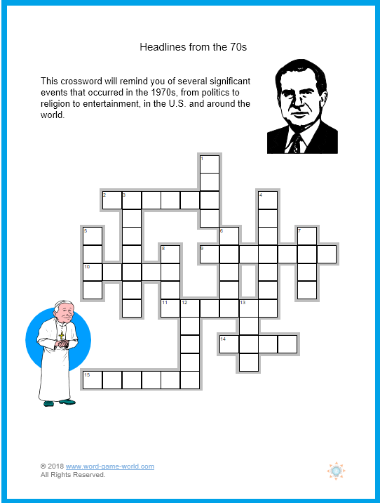 printable crossword puzzles may 2018