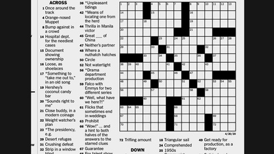 printable crossword puzzles new york times