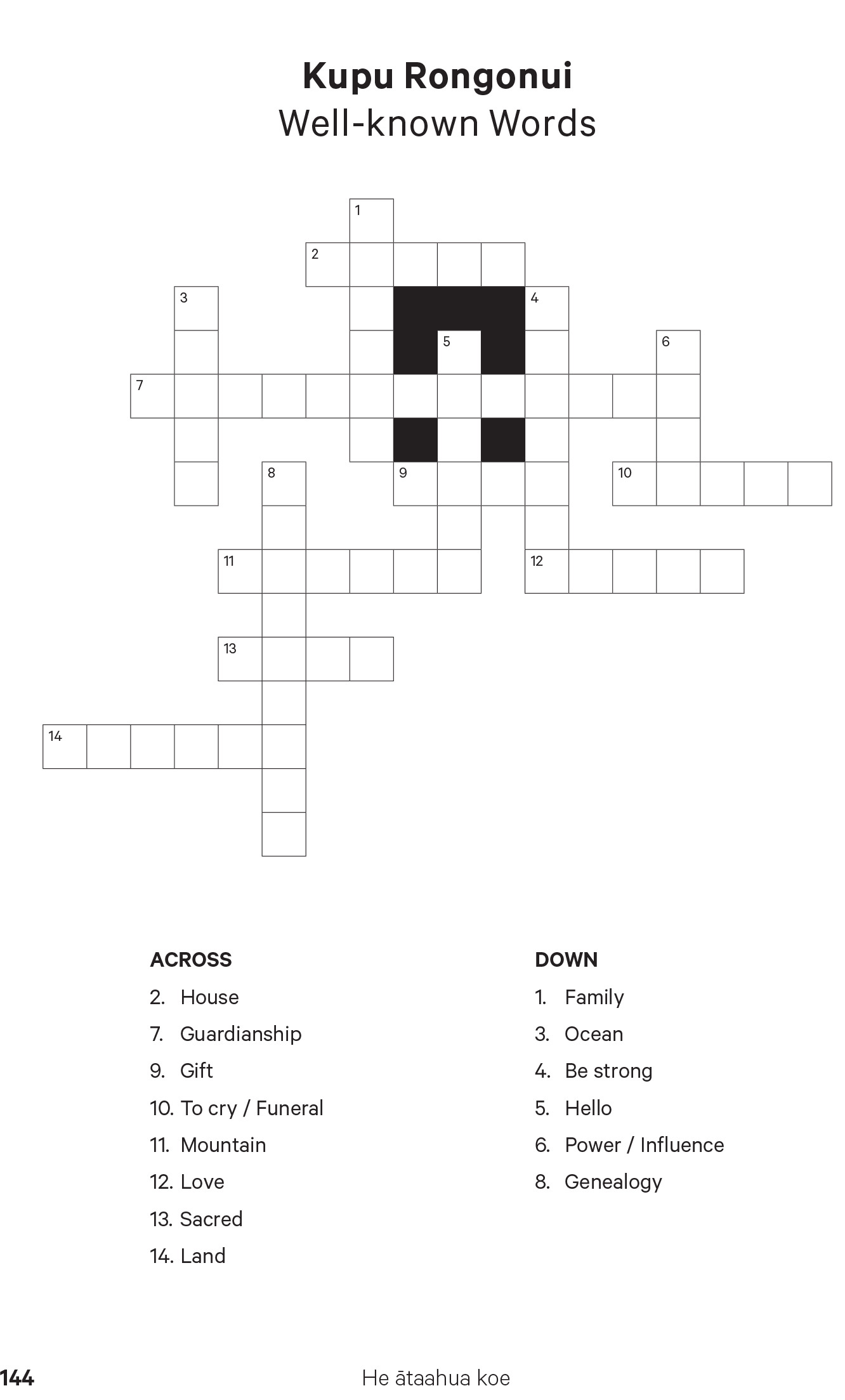 printable crossword puzzles nz
