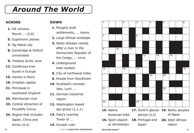 printable crossword puzzles pdf