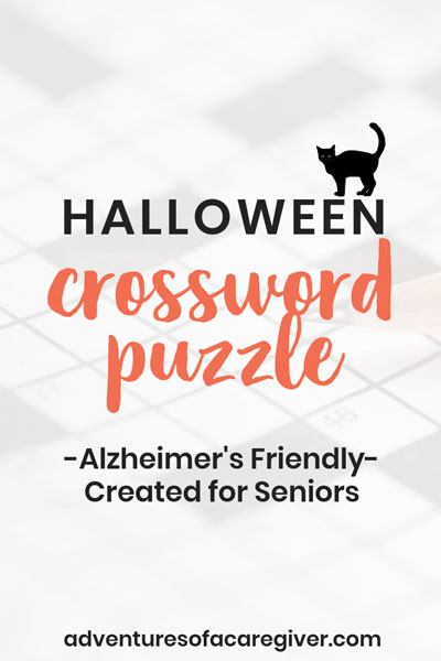 printable crossword puzzles seniors