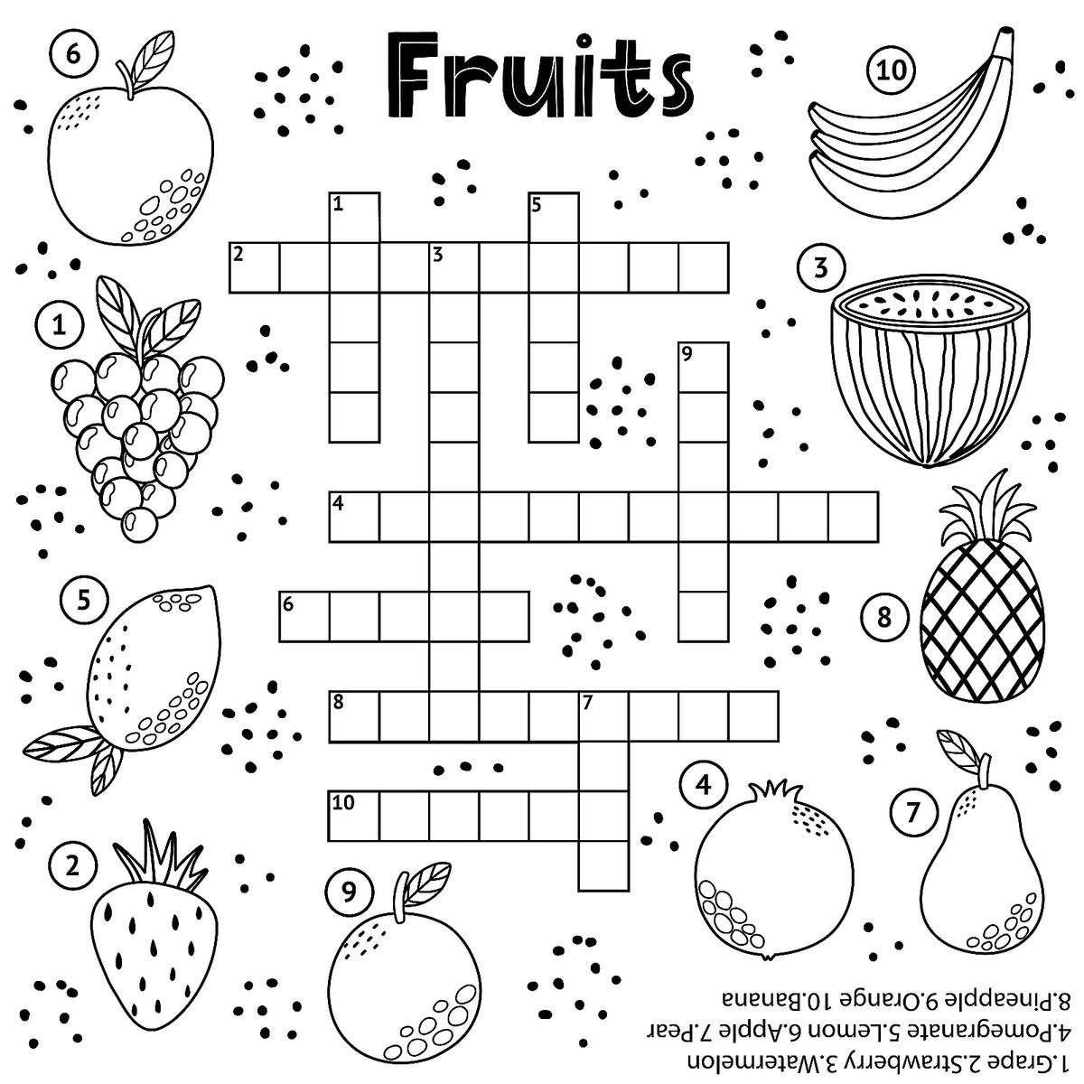 Crossword Puzzles for Kids: Fun &  Free Printable Crossword Puzzle ...