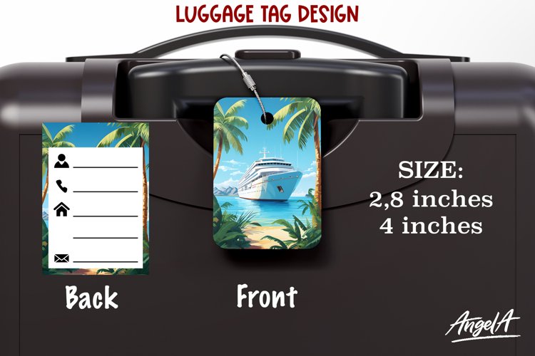 printable cruise luggage tags