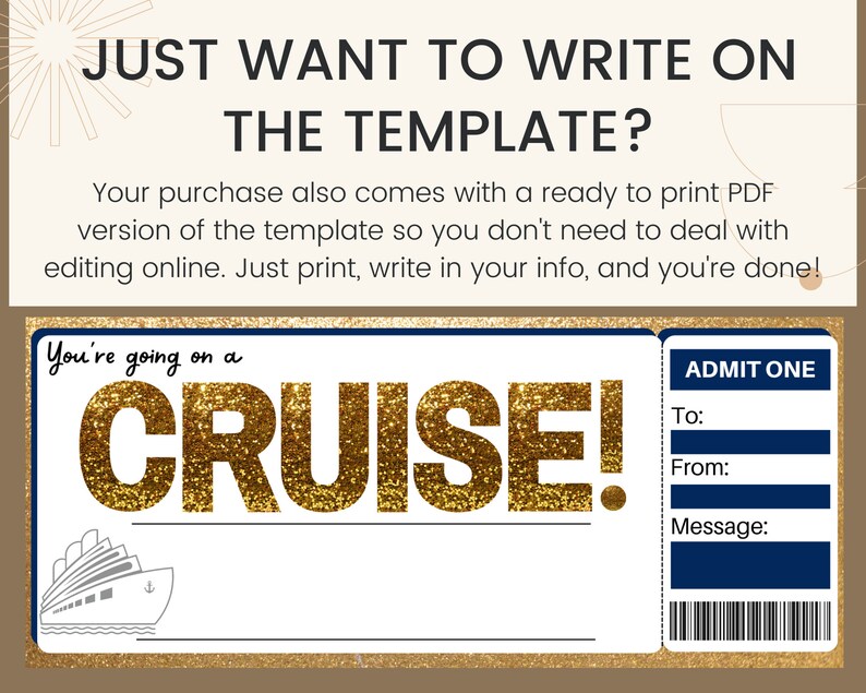 printable cruise tickets