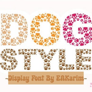 Custom Font Print  