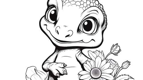 Cute Dinosaur Coloring Book For Kids| 130 Cute Dinosaur Coloring Pages For  Kids