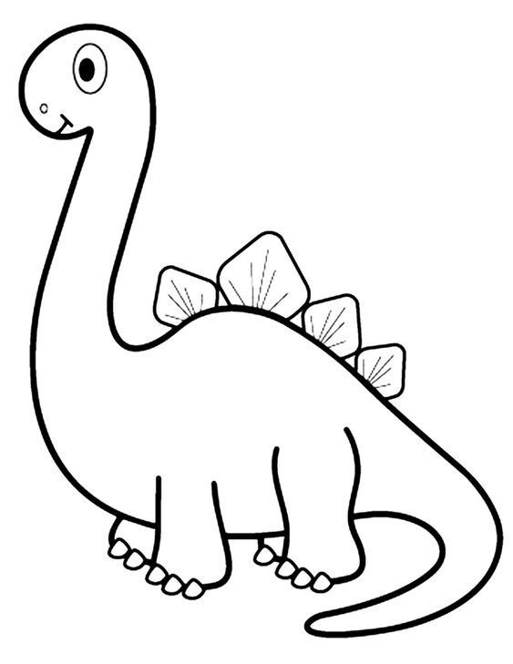 printable cute dinosaur coloring pages