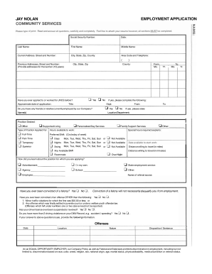 printable cvs application for employment