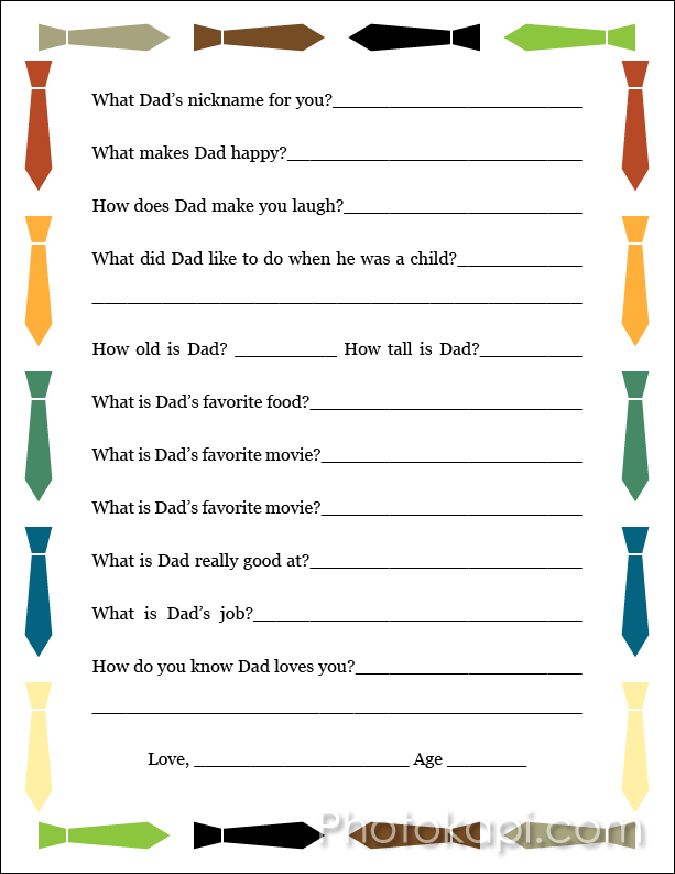 All About Dad - Photokapi.com