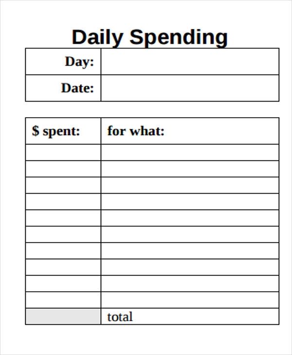 15+ Daily Budget Template | Free Word, Excel &  PDF Formats ...