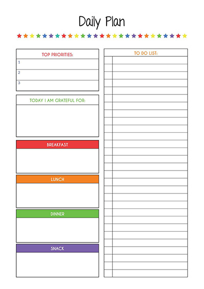 Free Printable Family Planner, Meals, Activities &amp; Many More