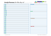 printable daily family planner