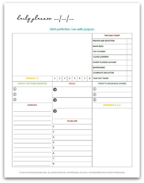 Purpose 31 Daily Planner | PDF