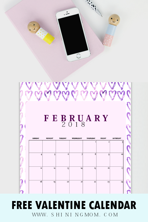 printable daily planner february 2018