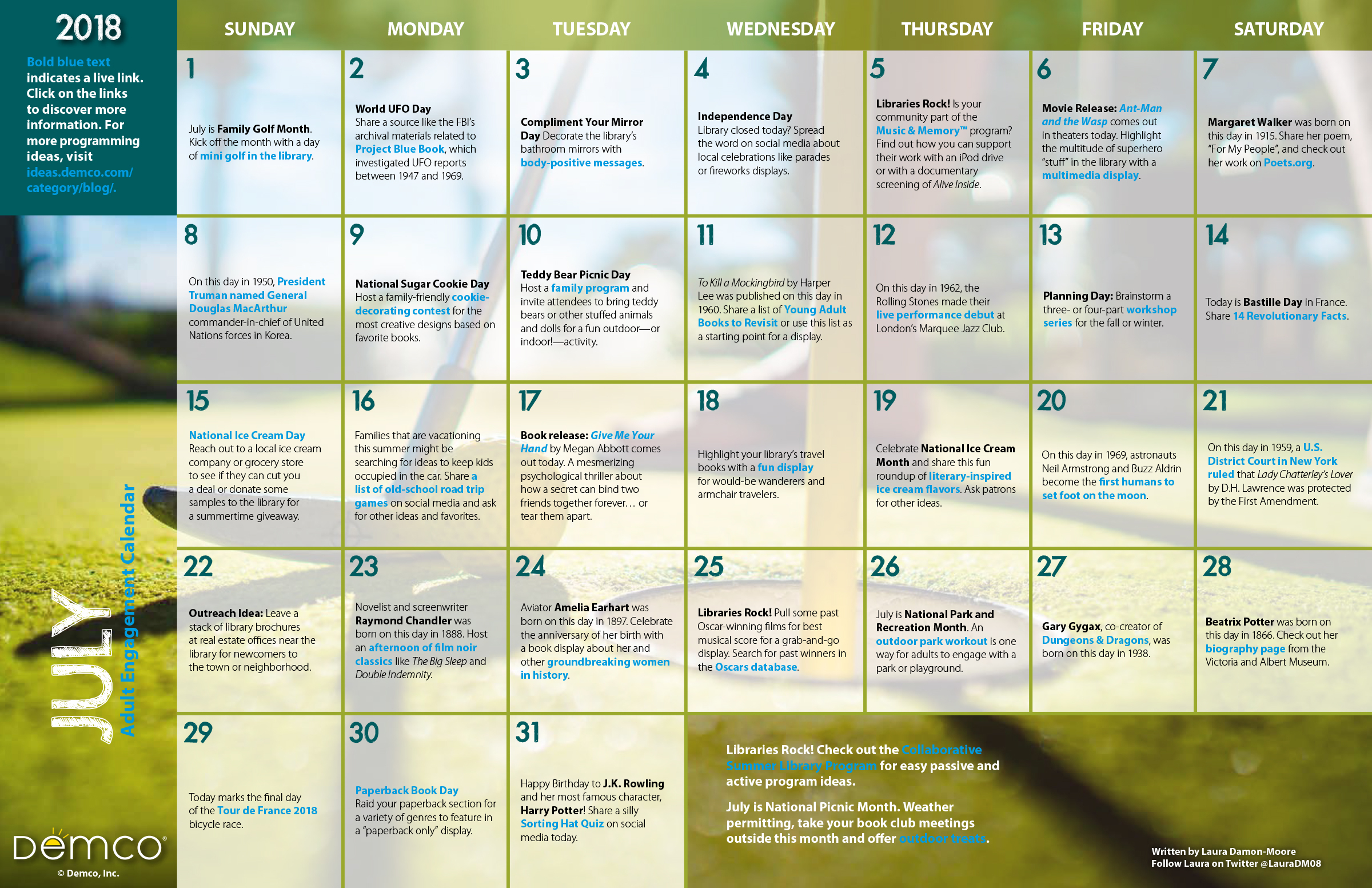 printable daily planner july 2018