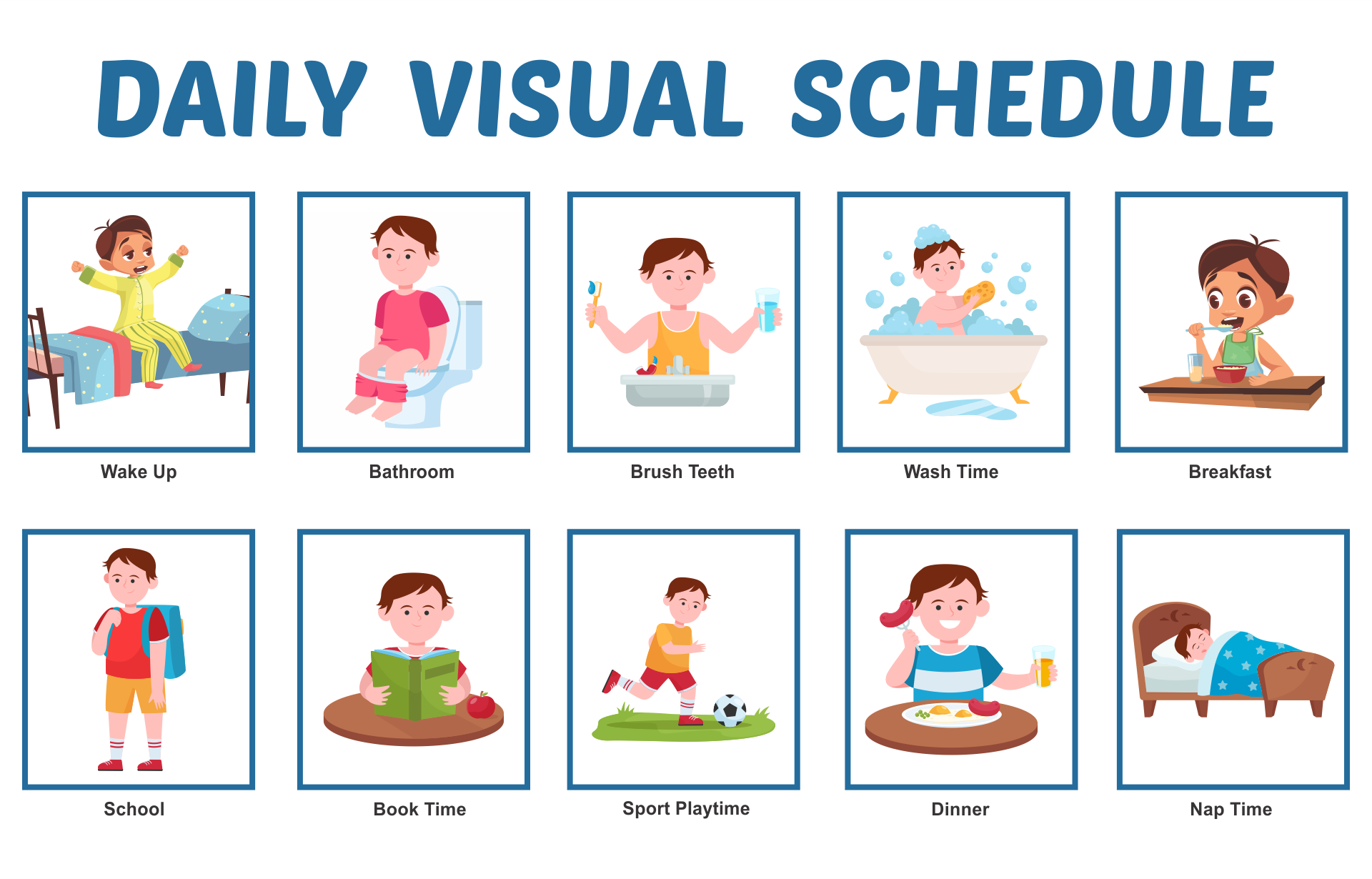 Free Printable Daily Visual Schedule | And Next Comes L ... - Worksheets Library free-printable-daily-visual-schedule-and-next-comes-l-worksheets-library