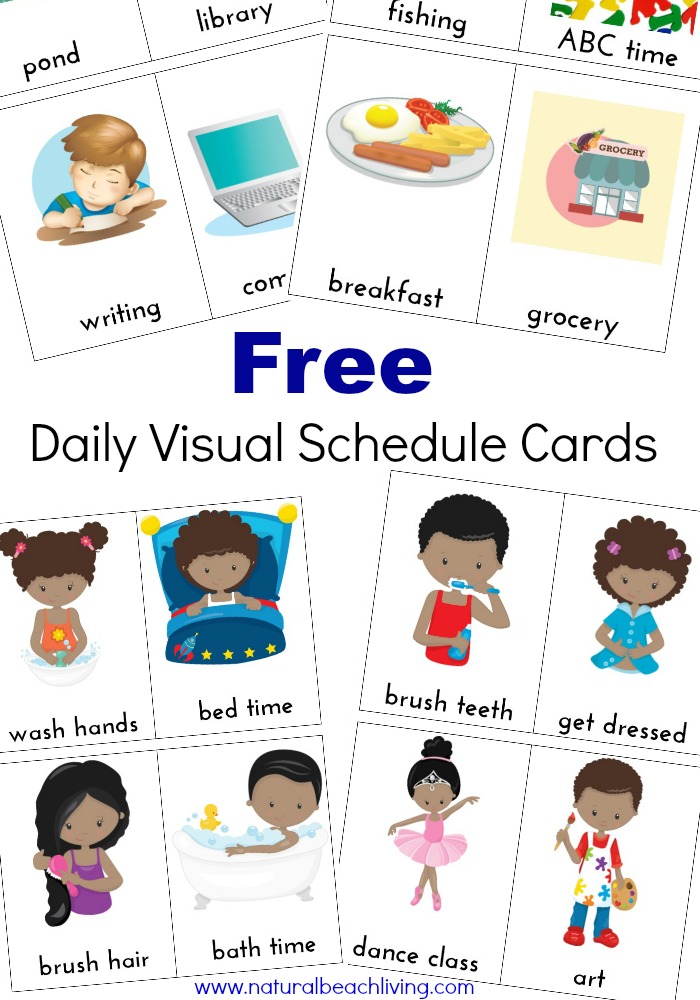printable daily schedule autism