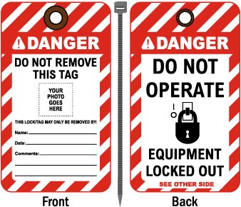 Do Not Operate Photo Lockout Tag - Get 10% Off Now