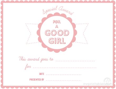 printable daughter certificates