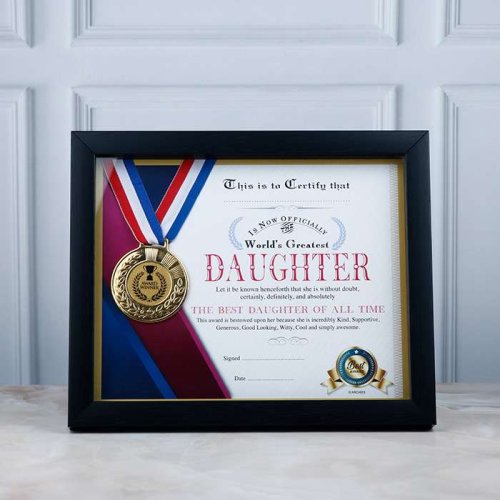 printable daughter certificates
