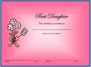 Certificate Maker Create a family for son daughter dad Free ...
