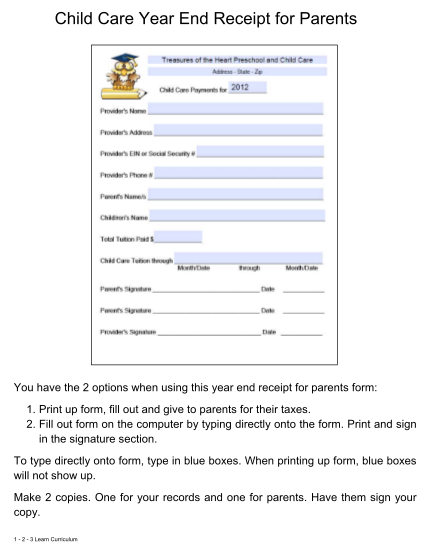 19 Daycare Templates Free Download - Free to Edit, Download ...