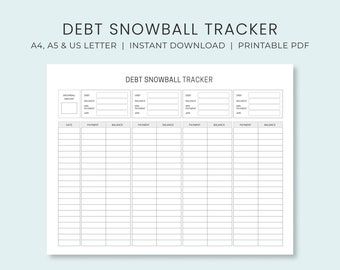 Debt Organizer Template in Excel, Google Sheets - Download ...