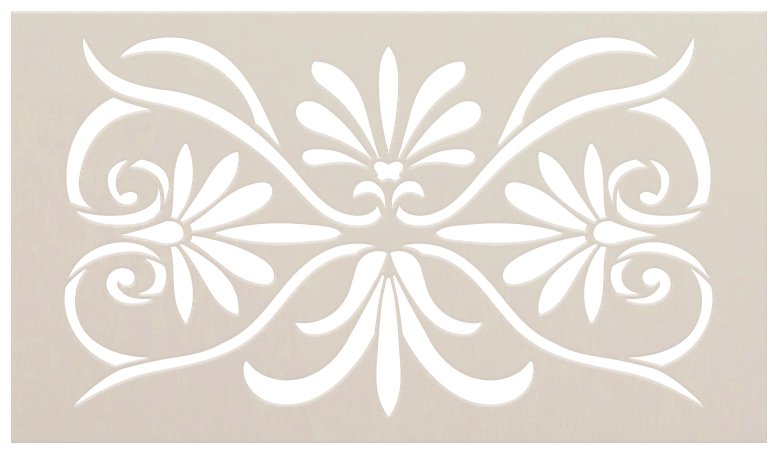 Palmette Floral Ornament Pattern Stencil by StudioR12 | Craft DIY Greek  Backsplash Home Decor | Paint Wood Sign Reusable Mylar Template | Select  Size ...
