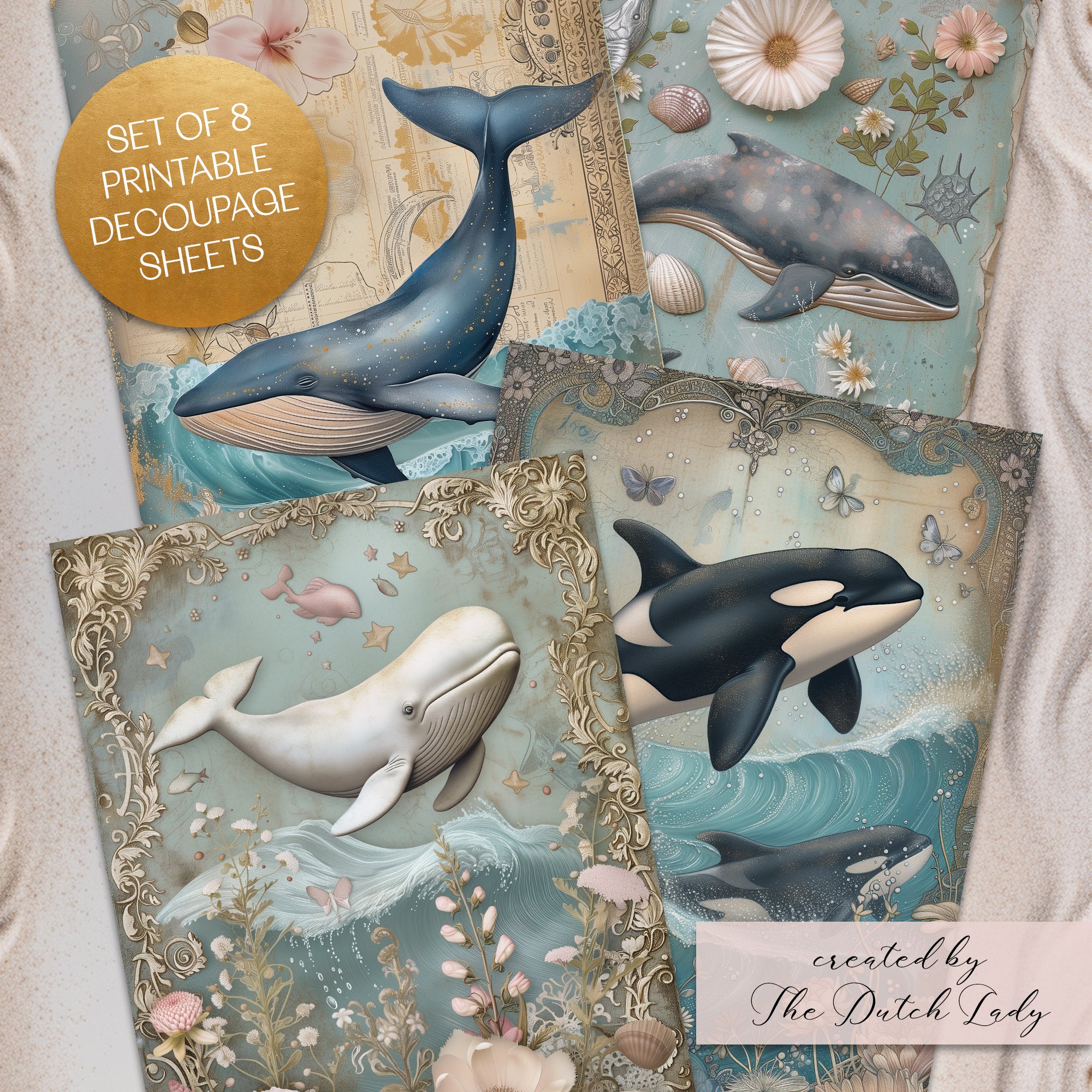 Decoupage Paper Pack Black Floral Print (A4) 4 Sheets Worksheets Decoupage Paper Pack Black Floral Print (A4) 4 Sheets Worksheets