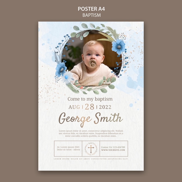 Baby Dedication Invitation Images - Free Download on Freepik