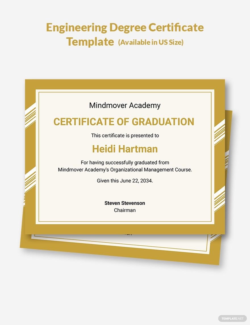 printable degree certificates