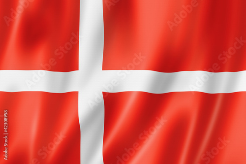 Danish flag Posters &  Wall Art Prints | Buy Online at EuroPosters