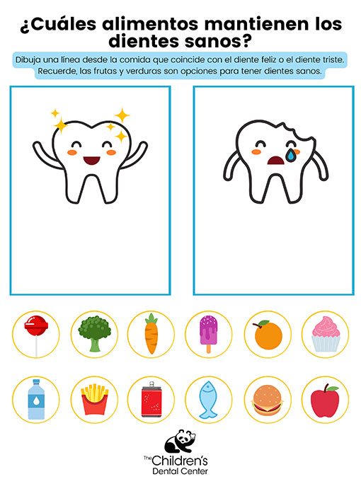 printable dental health month worksheet