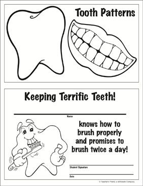 Dental Health Month &  Hygiene Worksheets | Scholastic