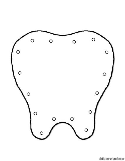 printable dental health month worksheet