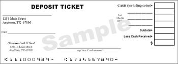 printable deposit slips for practice