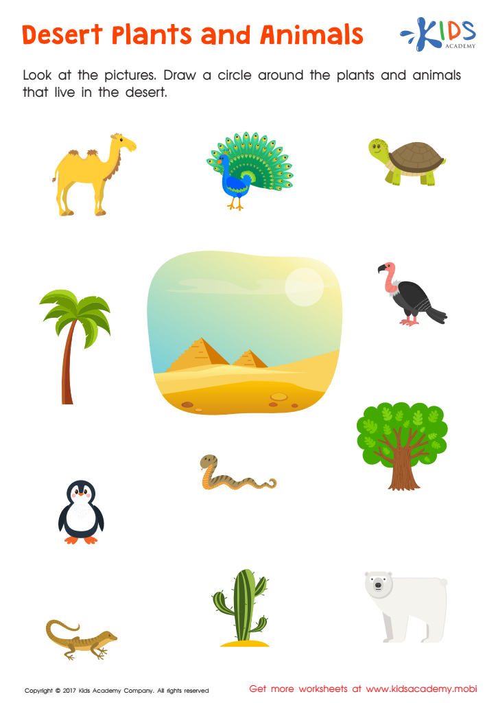 printable desert animal pictures