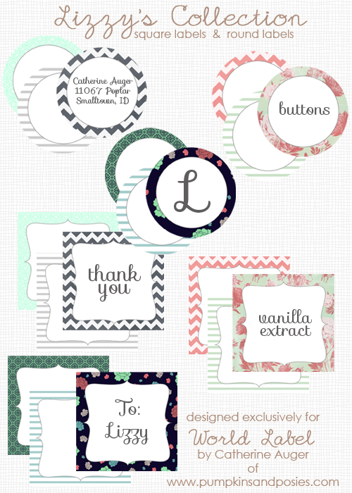 Round &  Square Labels from Lizzys Collection | Free printable ...