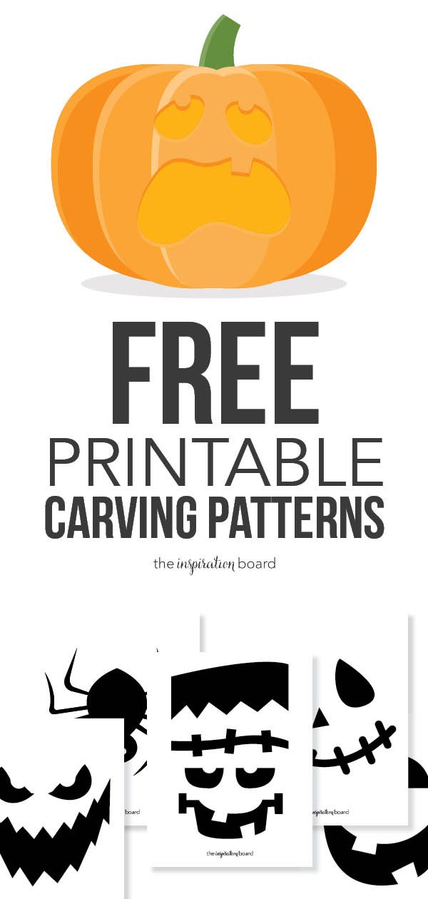 Free Printable Pumpkin Carving Patterns - The Inspiration Board