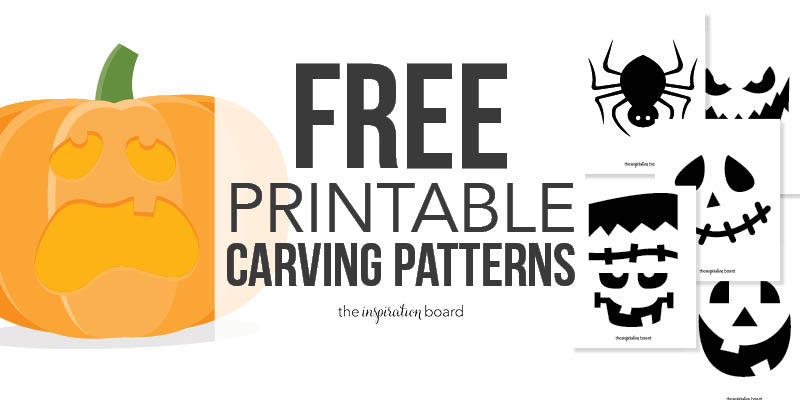 printable designs for pumpkins free