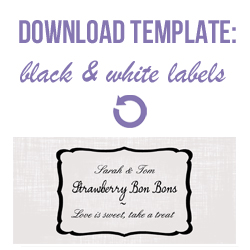 Wedding Dessert Table Labels Template - FREE Download