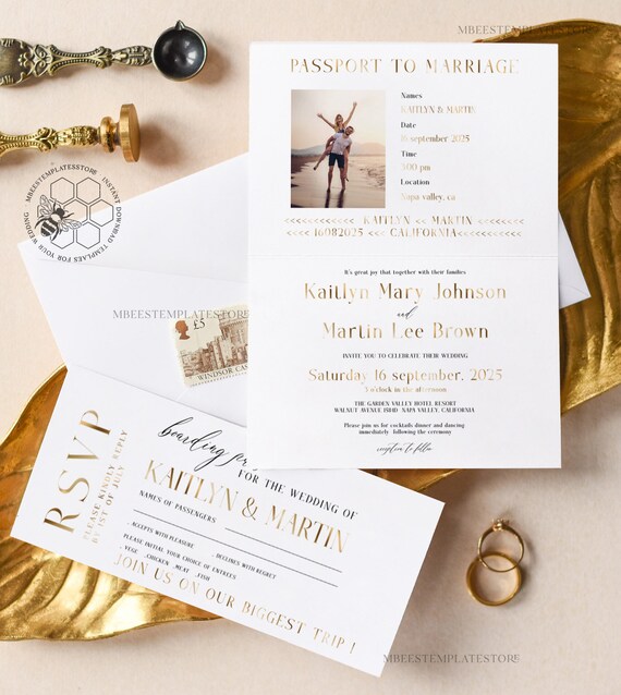 printable destination wedding invitations