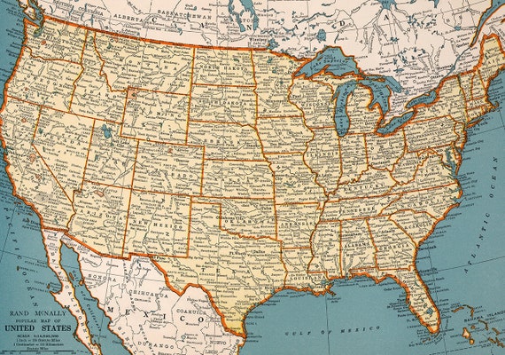 printable detailed map of the united states