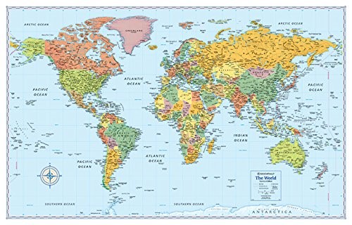 printable detailed map of the world