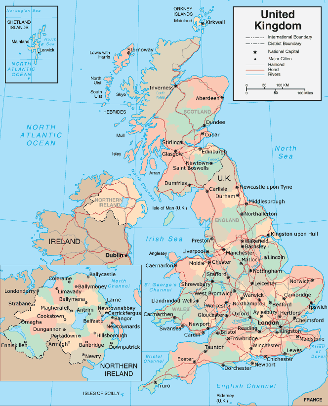 printable detailed map of uk