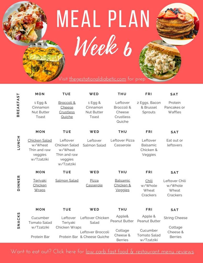 printable diabetic meal recipes